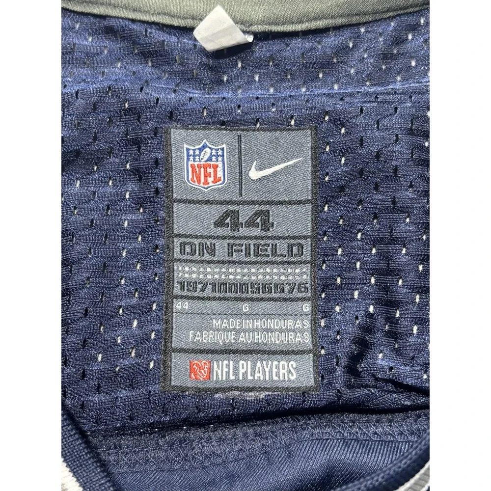 Dallas Cowboys Jersey Mens 44 Blue NFL Football Nike Joseph Randle 21 On Field